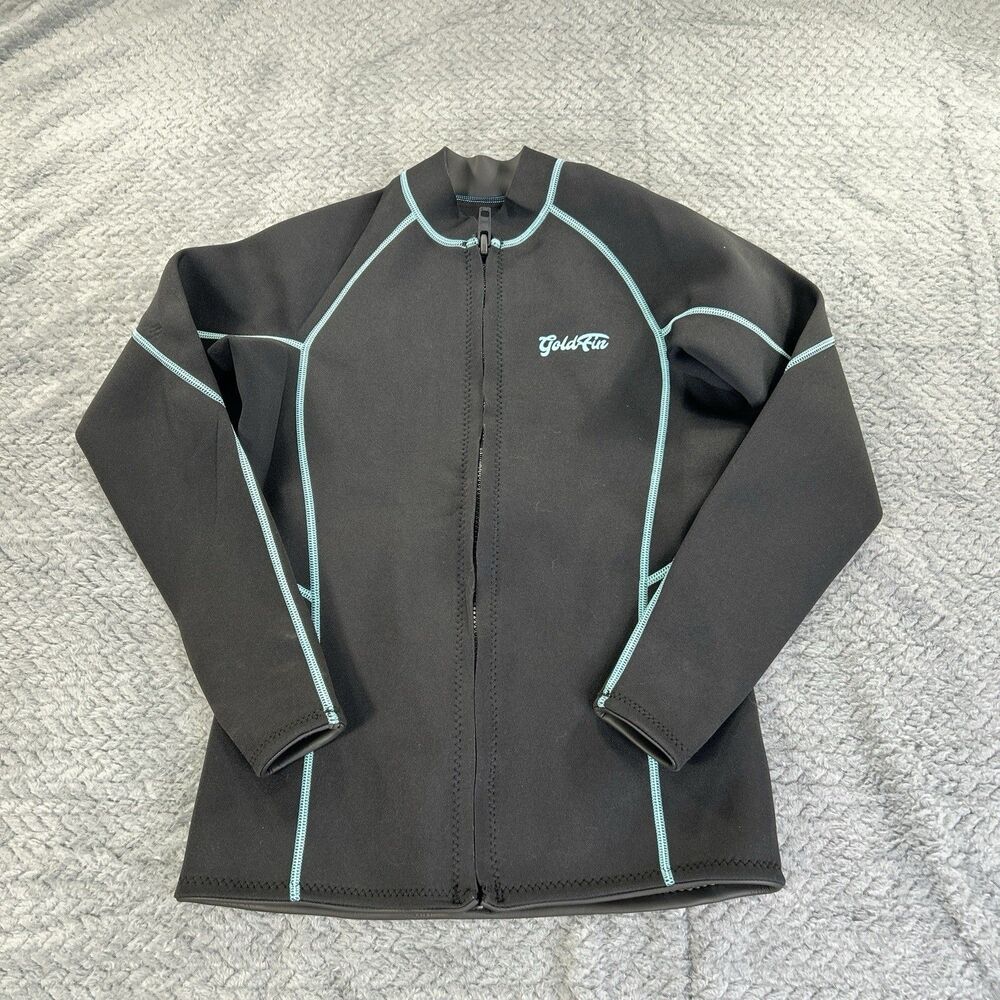 Goldfin Top  2mm Wetsuit Jacket Neoprene Top for Water Sports Athletic--Large